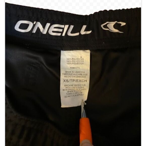 O’Neill women’s black elastic waist board surf shorts size XS - Picture 5 of 5
